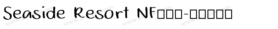 Seaside Resort NF手机版字体转换
